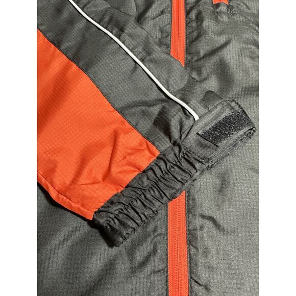 GIII Carl Banks MLB Miami Marlins Baseball Jacket Windbreaker Black Orange Large - Picture 7 of 11